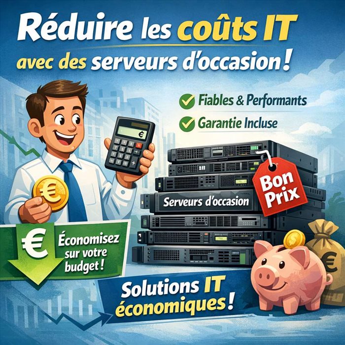 Réduire les coûts IT avec des serveurs d'occasion 