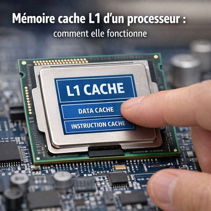 Mémoire cache L1 : fonctionnement, rôle et performances