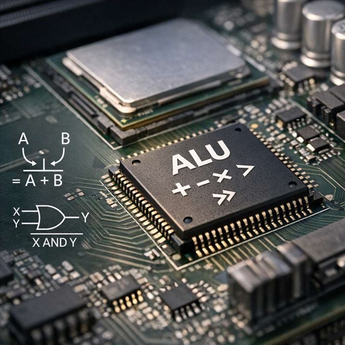 Unité arithmétique et logique : fonctionnement de l’ALU