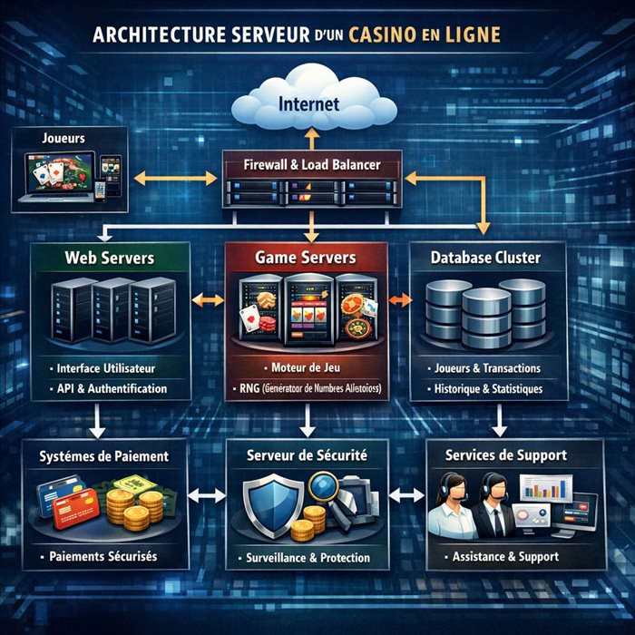 Architecture serveur d'un casino en ligne : gérer 5000 jeux sans latence