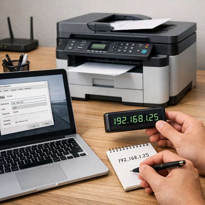 Adresse IP d’une imprimante réseau : où la trouver facilement