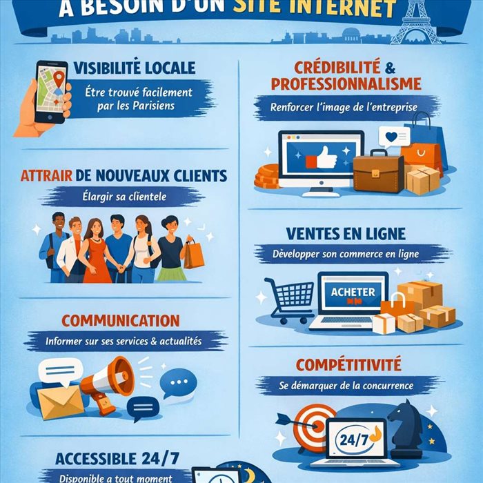 Création site internet Paris : pourquoi est-ce essentiel ?